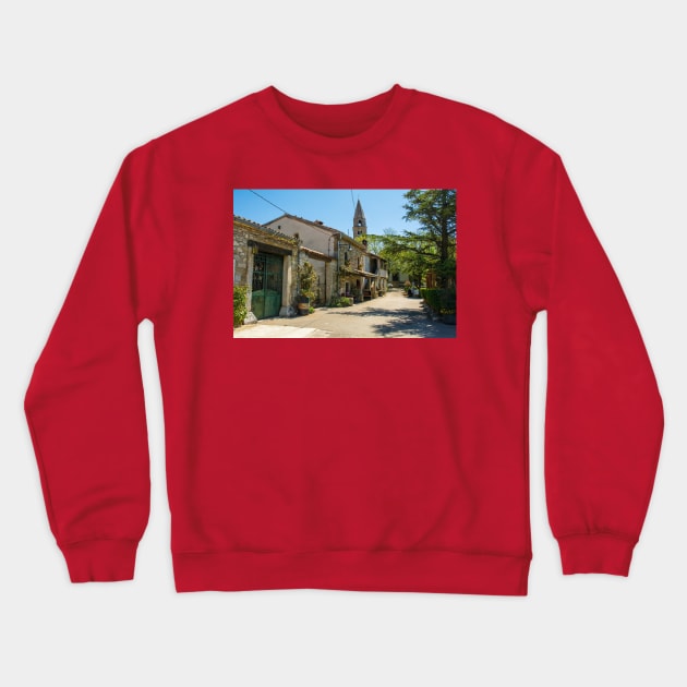 Roc in Istria, Croatia Crewneck Sweatshirt by jojobob